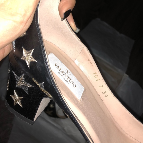 Valentino Garavani Star black tango pump 39 8.5 - Picture 4 of 7